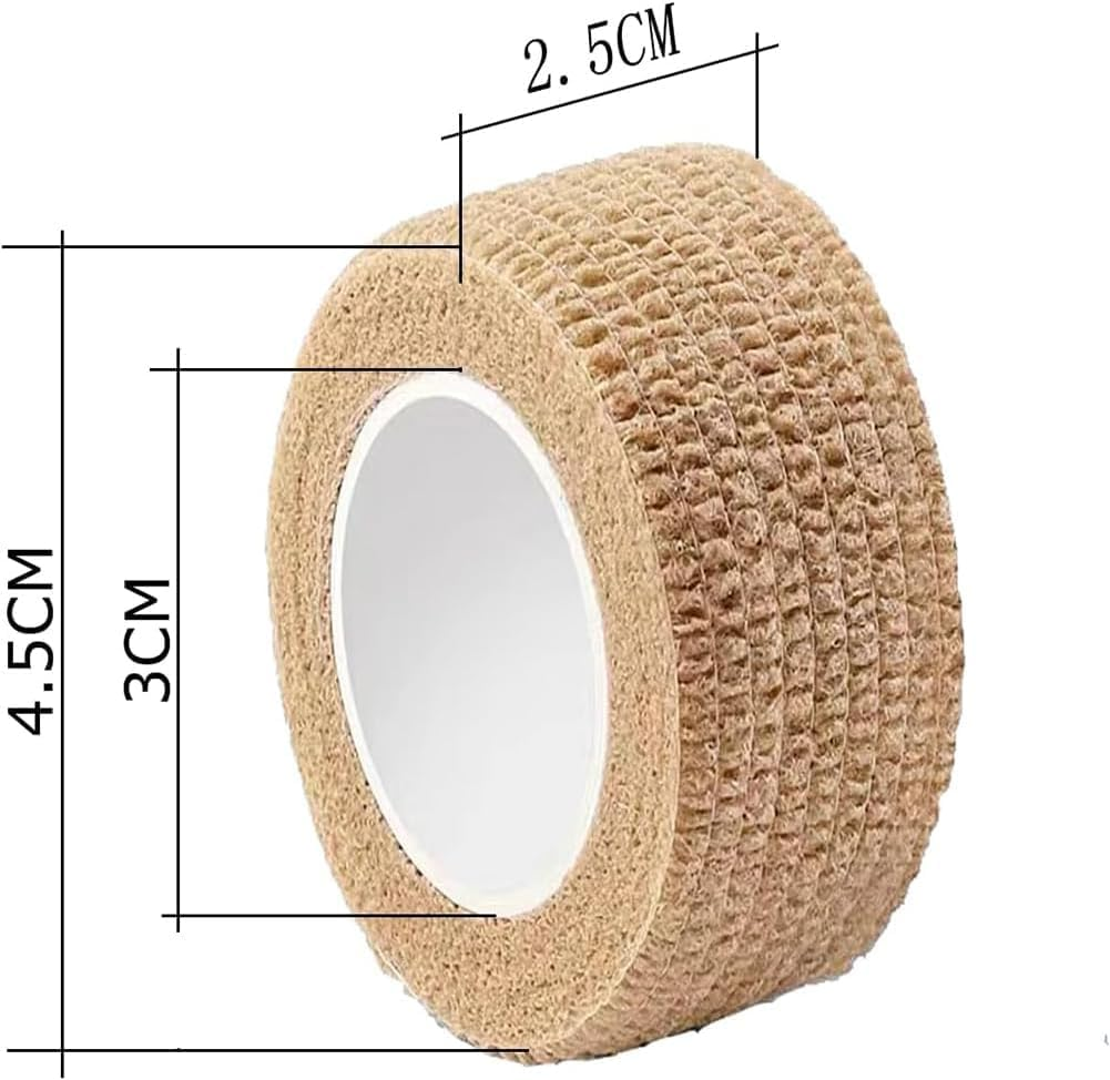 12 Pcs Universal Chair Leg Floor Protectors, Self Adhesive Multi-Functional Table and Chair Protection Tape, Noise Reduction for Protecting Floors from Scratches and Noise for Floors Fit All Legs - Khaki image number 5