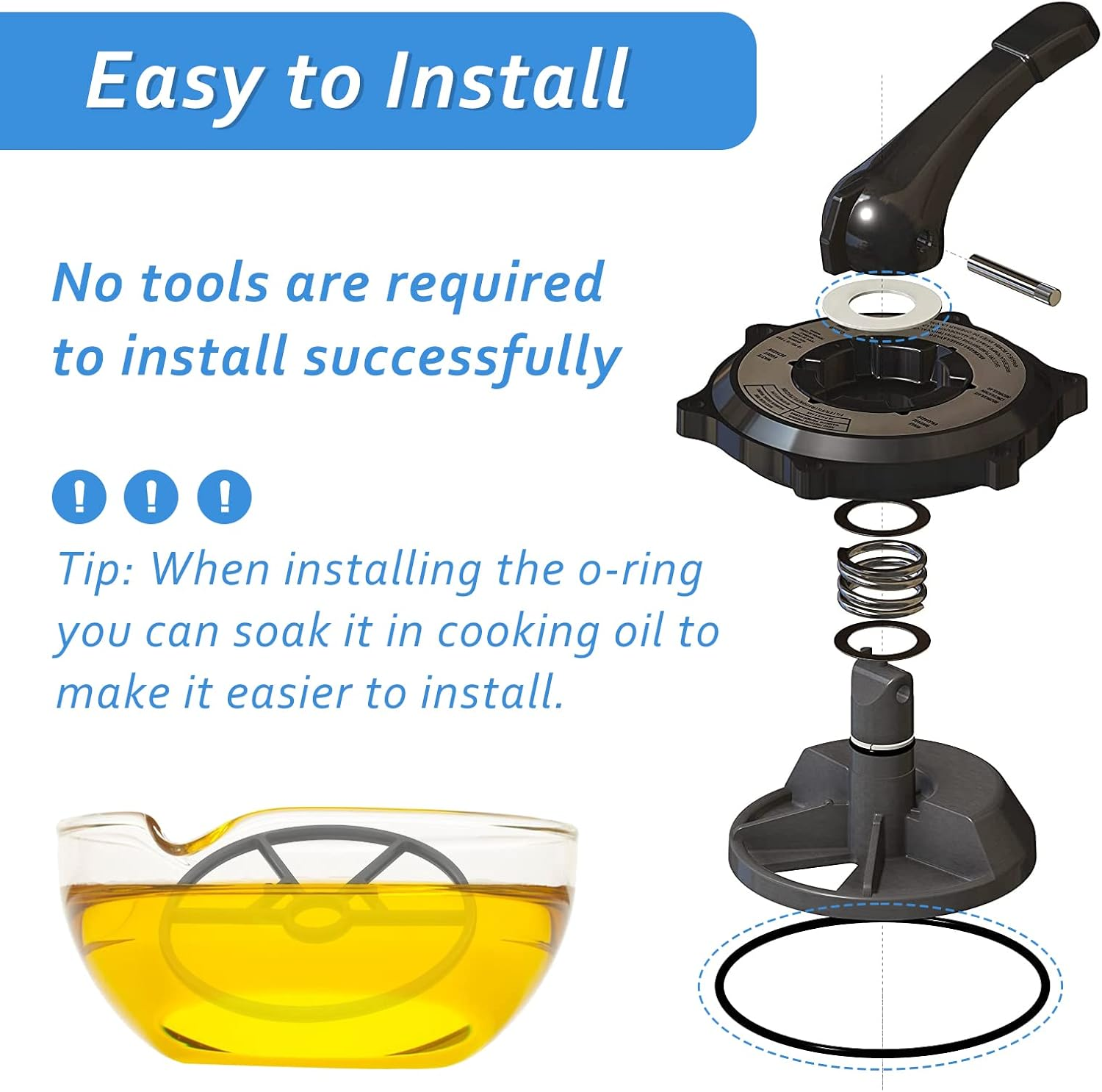 SP0714T Valve Gasket O-Ring Compatible with Hayward Vari-Flo XL Valve Multiport Valve Rebuild Kit Pool Variflo Valves 1-1/2 Spider Gasket Replacement Cover O'Ring Parts image number 1