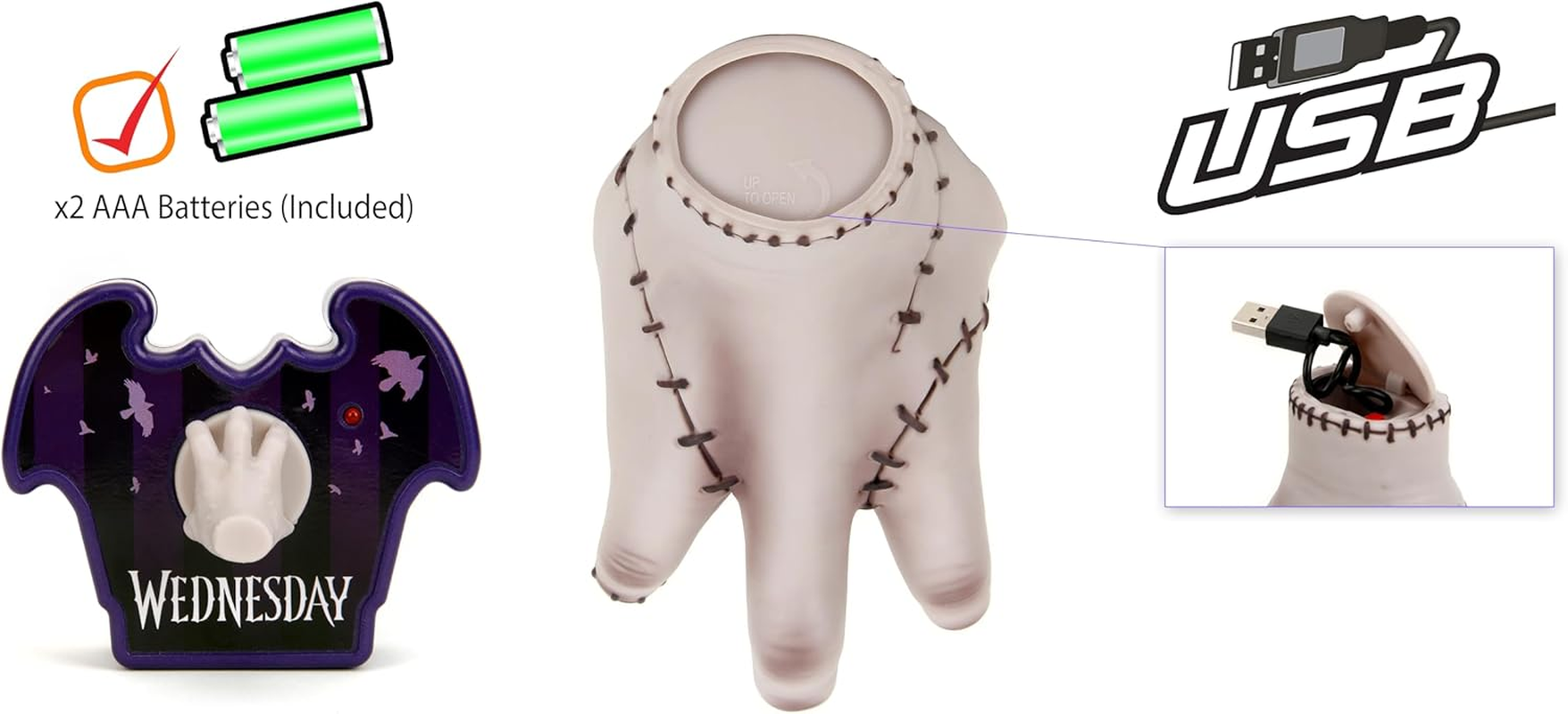 Jada Toys 1:12 Scale Wednesday Thing Remote Control Toy image number 3