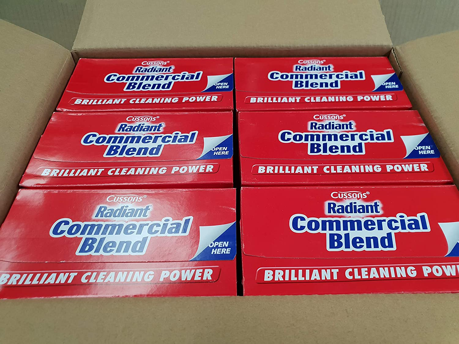 Radiant Radiant Commercial Blend Laundry Powder, White, 12, 6 Kg, Pack of 6 image number 4