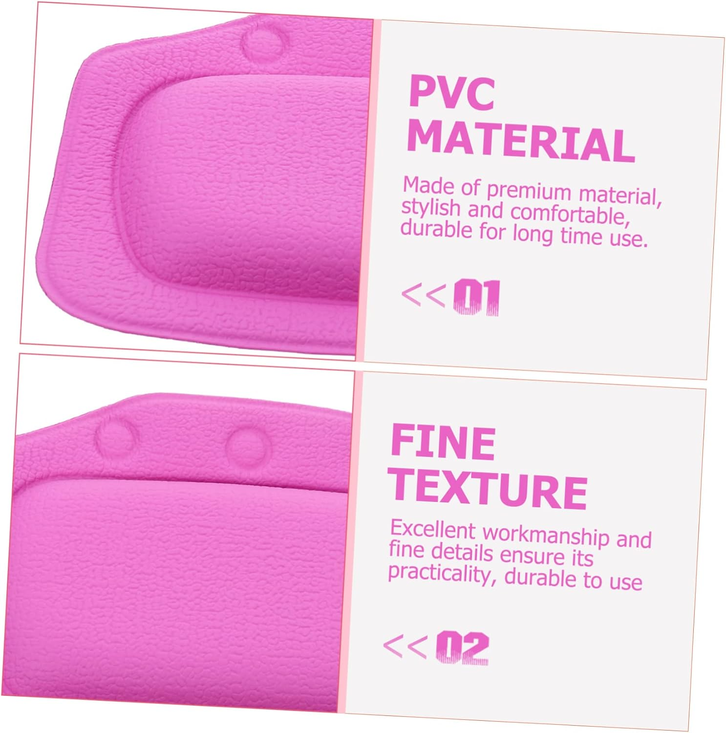 LOLIPPYY Full Bathtub Pillow for Comfortable Spa Pillow Bath Head Rest Accessory image number 6