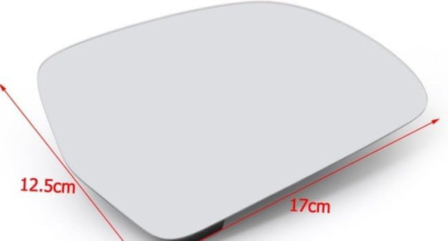 Areyourshop Car Rearview Mirror Right Side Heated Mirror Glass for AUDI A3/S3 A4/S4 A5/S5 A6/S6 A8/S8 Q3 8T0857535E/4F0857535AF/8T0857536D/4F0857536AE