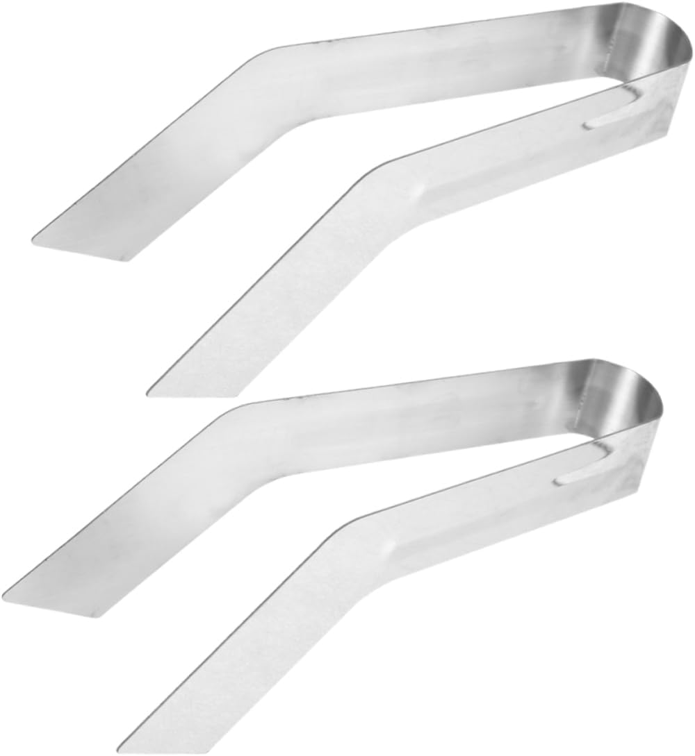 2Pcs Stainless Steel Plants Tong Set Versatile Transplanting Tool for Gardeners Compact Plant Pliers for Skill Levels image number 4