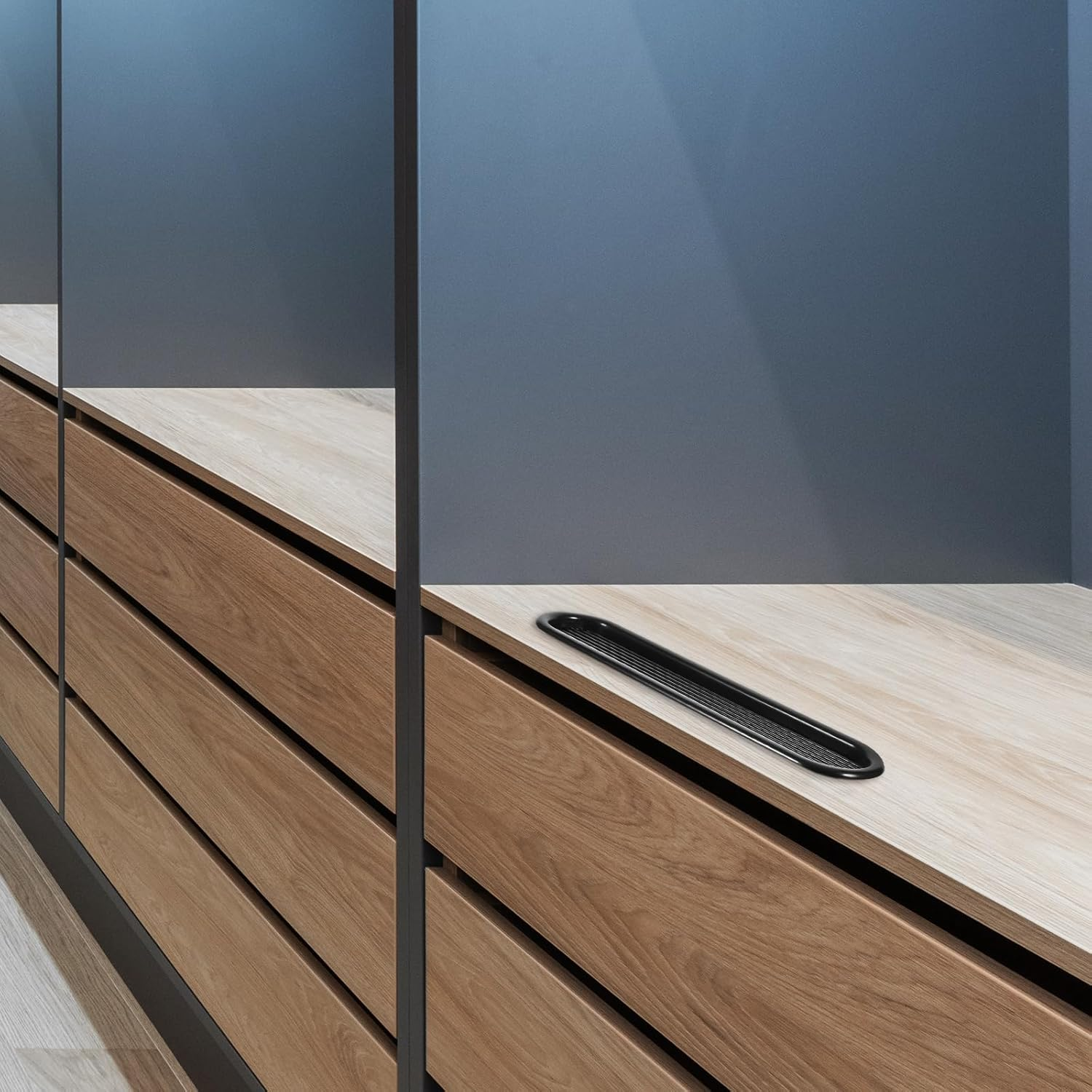 Jojofuny 4Pcs Furniture Wardrobe Show Cabinet Vent Floor Vent Cabinet Ventilation Grille Vent for Shoes Cabinet Ventilation Grille Air Vent Cabinet Air Vent Plastic Grid Ventilation Hood image number 1