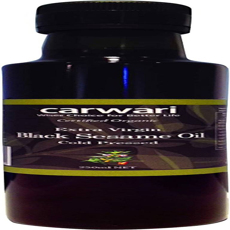 Certified Organic Extra Virgin Black Sesame Oil