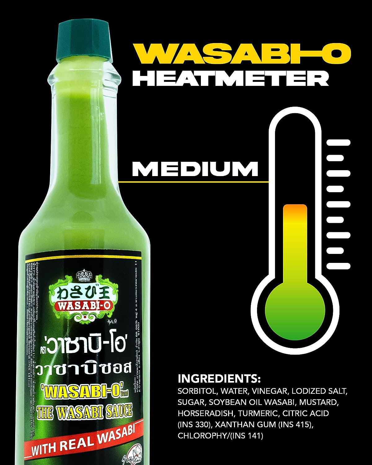 Wasabi-O Wasabi Sauce with Real Wasabi - Wasabi Hot Sauce for Sushi, Roast Beef, Roasted Veggies & More | Vegan, Vegetarian, Gluten-Free, 2.2Oz image number 5