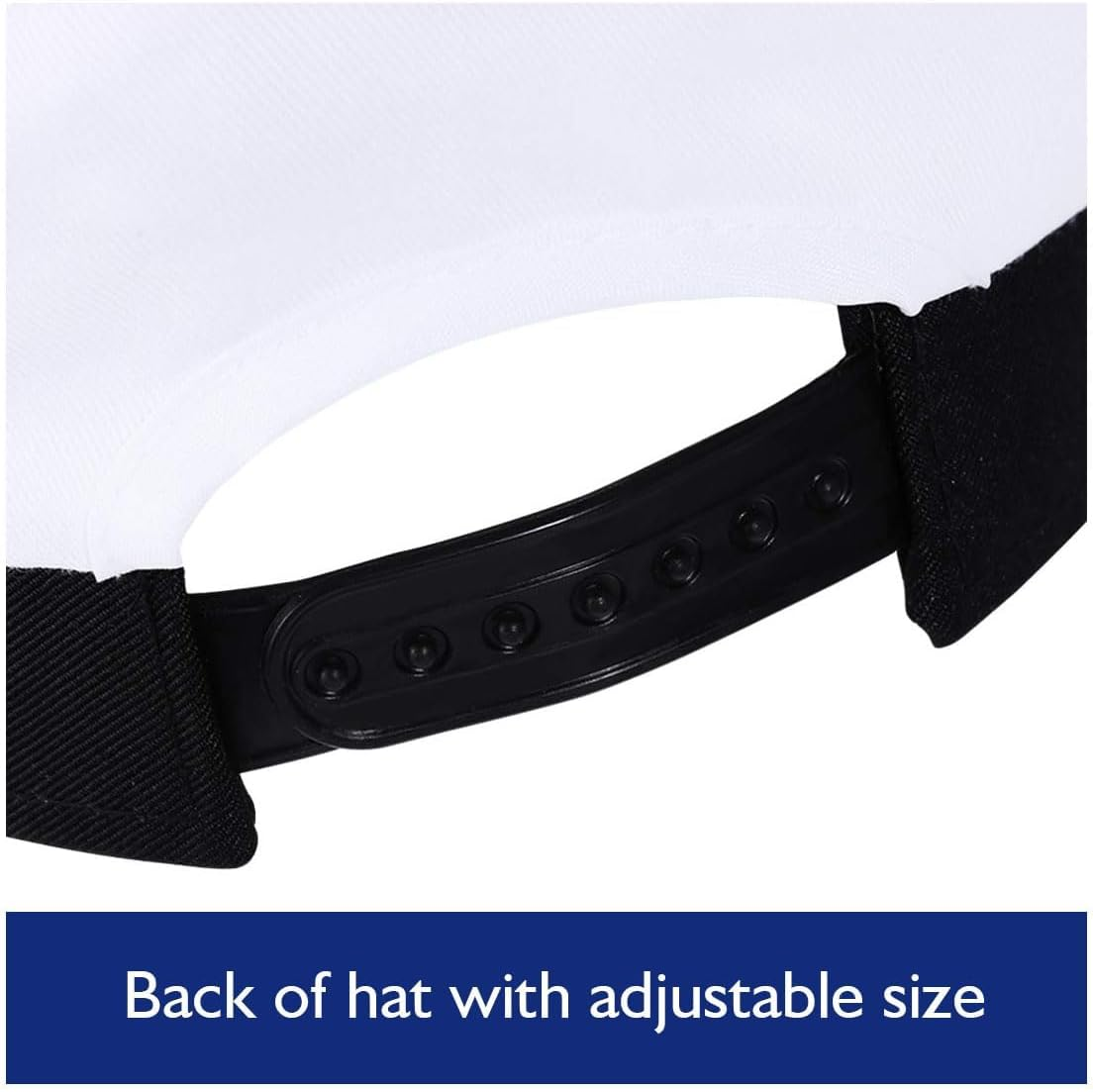 Yacht Captain Hat,Costume Accessory for Navy Masquerade Party,Marine Admiral Adjustable Hat image number 5