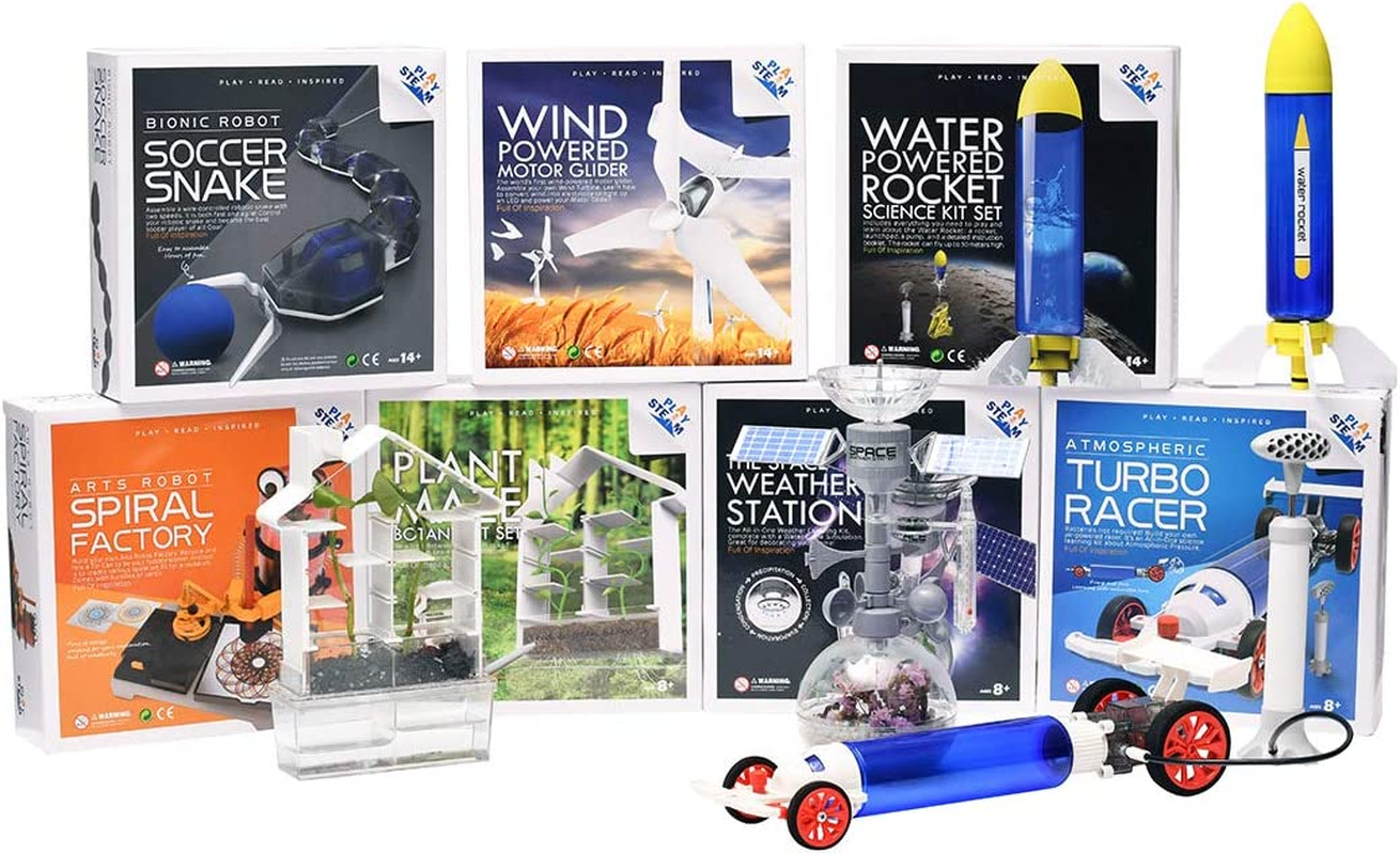 PLAYSTEAM Outdoor Water Powered Rocket Physics Learning Set image number 1
