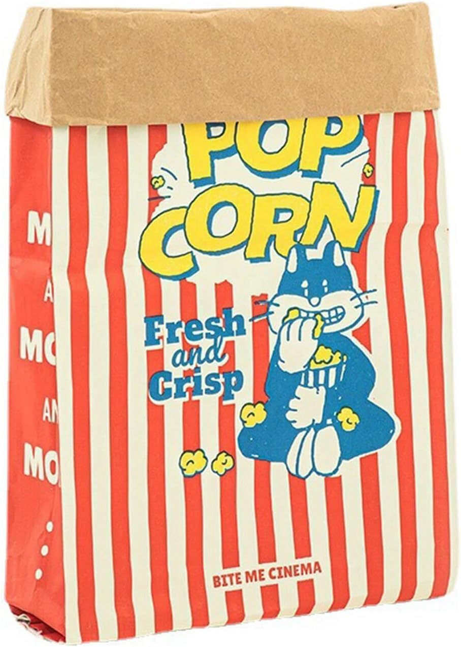 CLSSLVVBN Clean and Lovely Popcorn Paper Bag Cats Seek and Play Activities and Paper Bag Nest Specially Designed for Pets Pet Cat image number 5