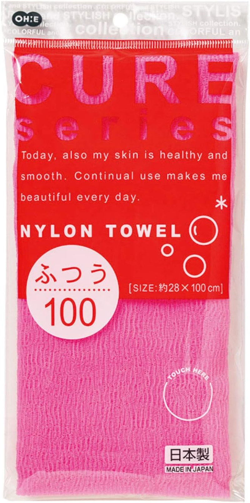 Ohe Body Towel, Blue, Approx. Width 11.0 X Length 39.4 Inches (28 X 100 Cm), Cua 2, Nylon Towel, Normal, Made in Japan image number 6