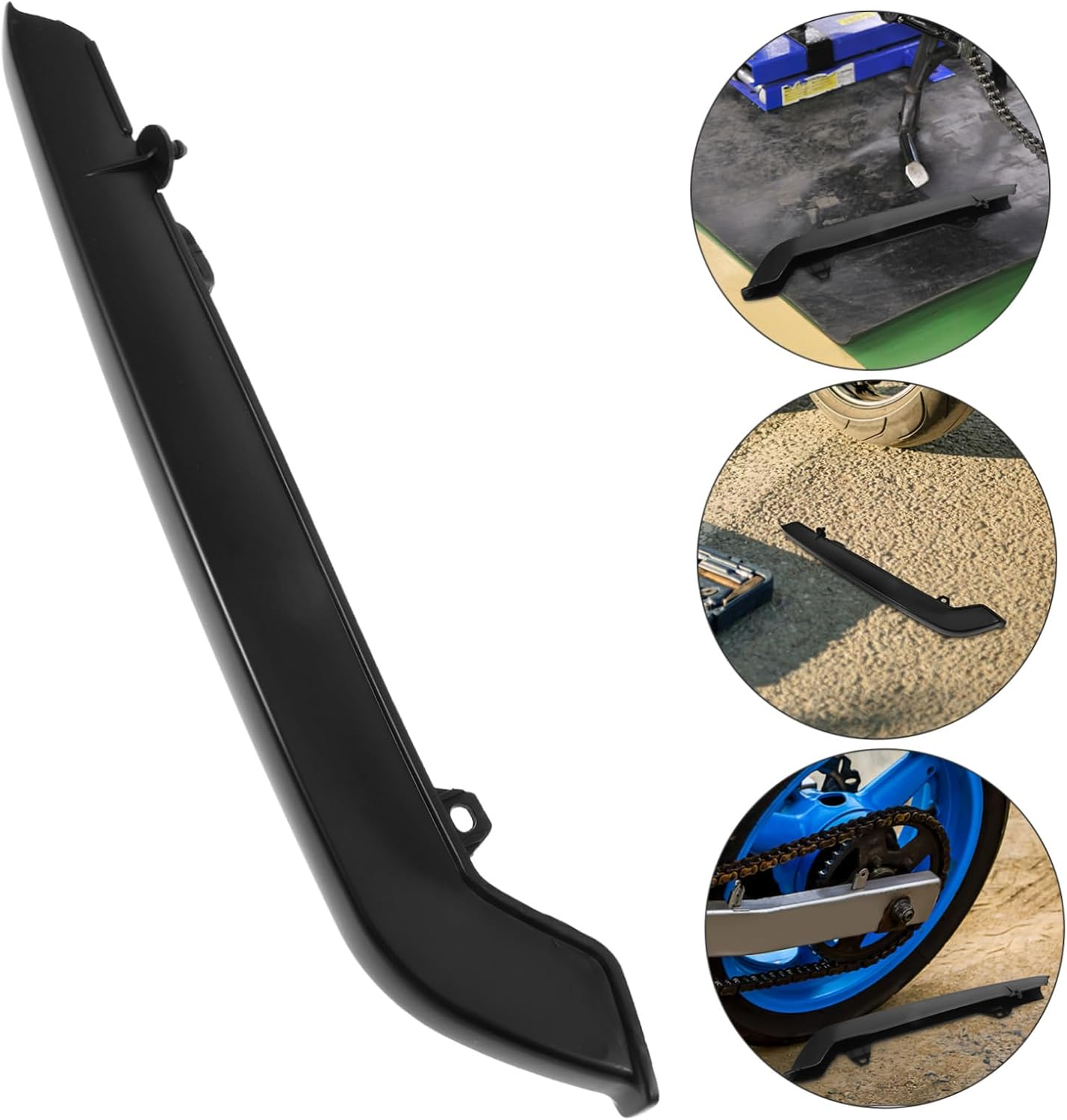 SOLUSTRE Motorcycle Chain Protector Cover for Bike Sprocket Guard Chain Safety Enhancer