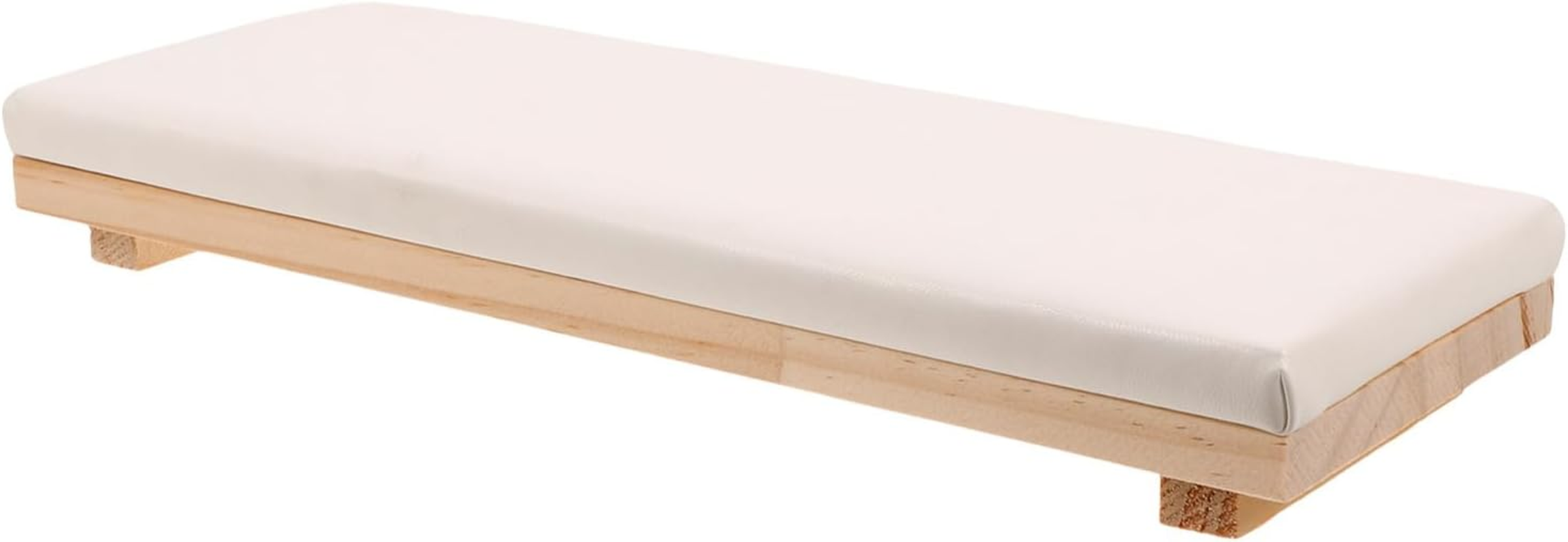 VICASKY Nail Arm Rest Cushion with Wooden Base Thickened Sponge Filling Ergonomic Hand Support for Manicure Comfortable Chic Design for Professional Salons Home Use image number 2