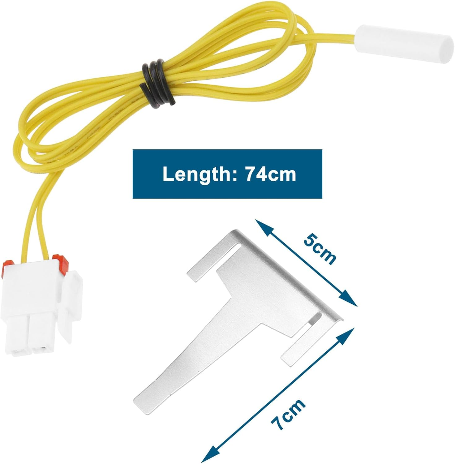 Drainage Pipe Clamp and Temperature Sensor Compatible with Samsung Refrigerators DA61-06796A DA32-0006W image number 6