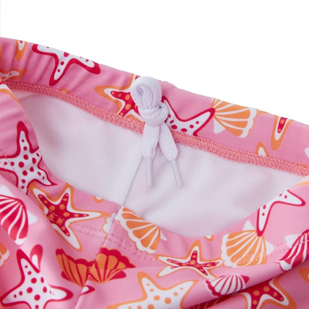 Big Softies Long Sleeve Rashie with Short & Hat - Starfish, Size 0 image number 1