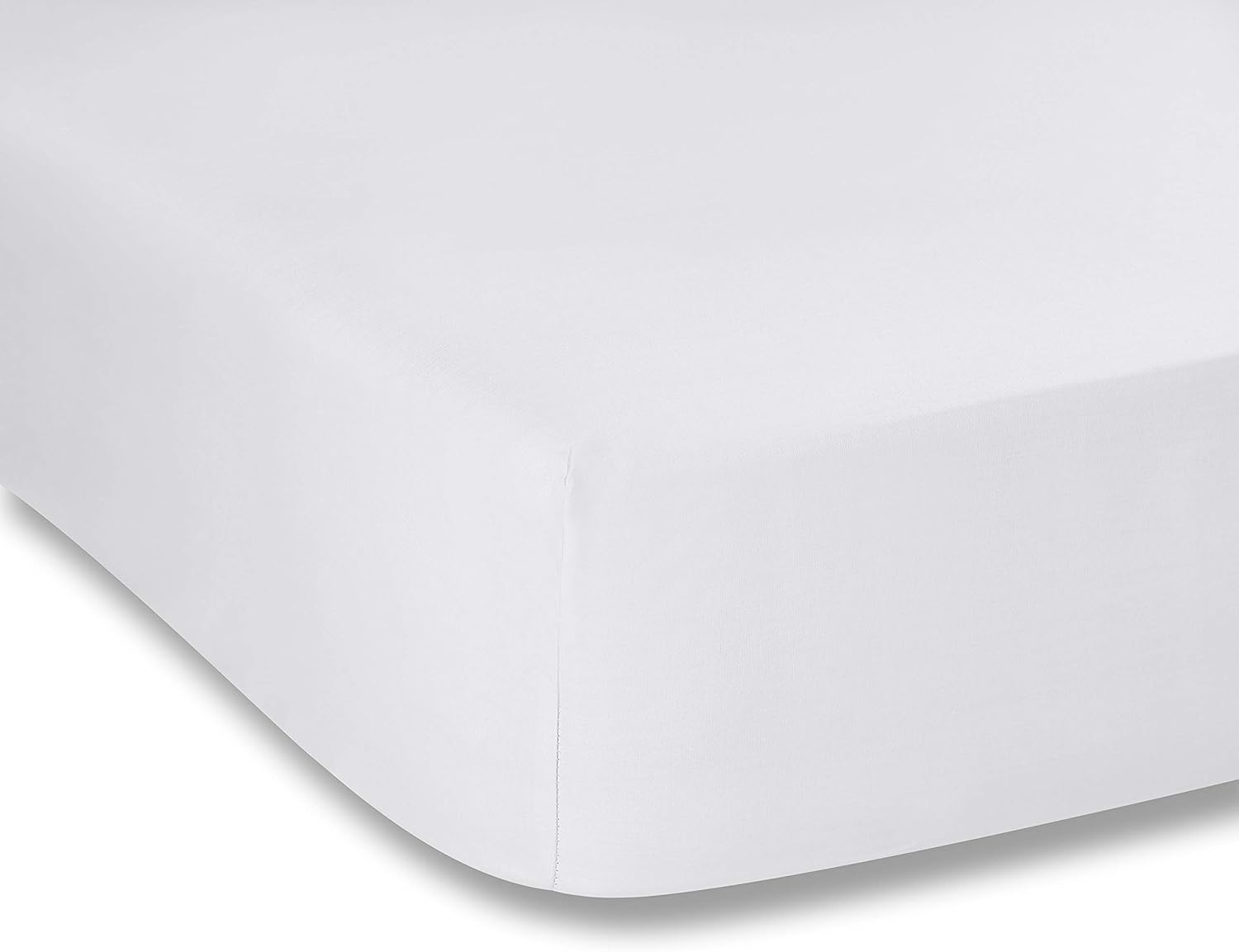 Bianca Cotton Soft Artic Poppy Green Bed Linen 200 X 220 + 50 X 80 Cm (2) and Fitted Sheet 140 X 200 Cm White image number 4