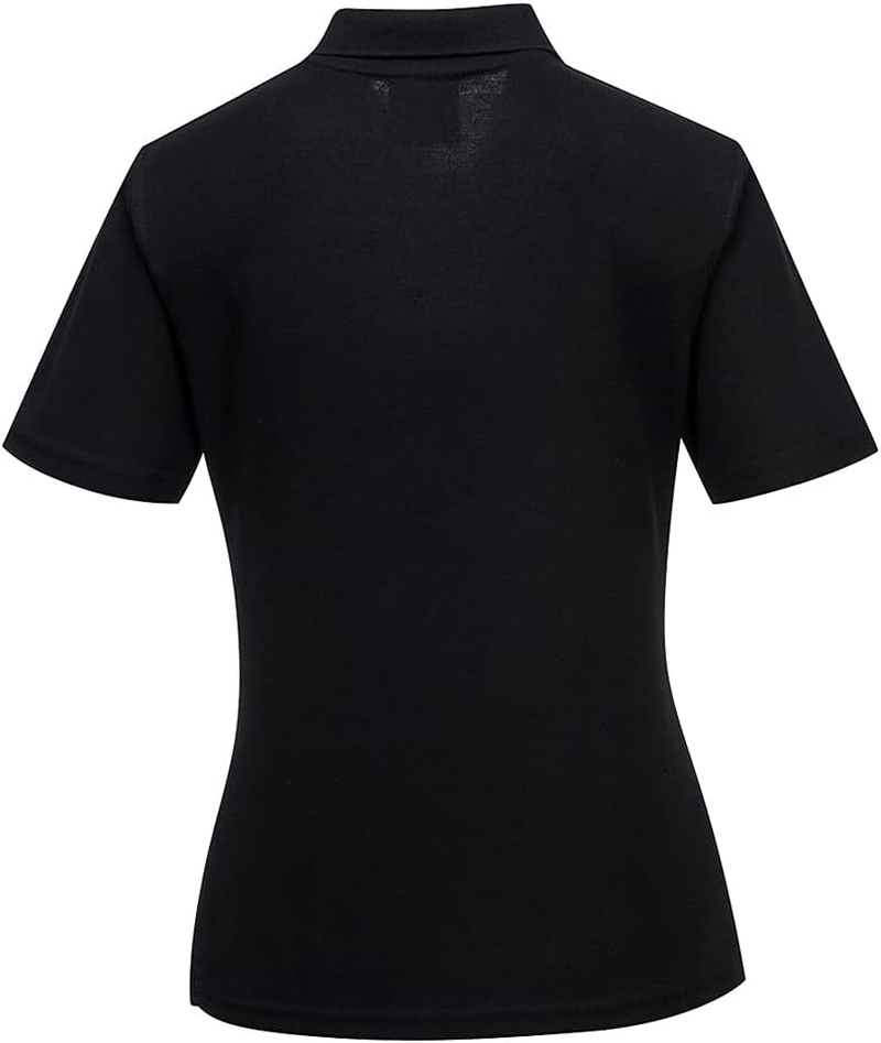 Portwest B209 Naples Women'S Polo Workwear Shirt Black, L
