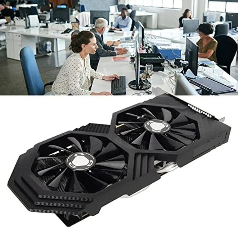 8GB GDDR5 Graphics Card 256Bit 3D API Desktop Computer PCI E Interface Dual Fans Heat Dissipation with HD DP and DVI Output image number 1