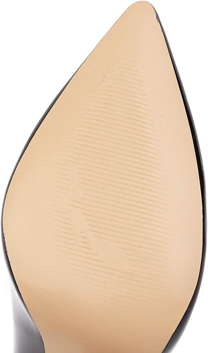 Patent Leather Women'S Fashion Lace Toe Stiletto High Heels Evening Party Women'S Shoes ZY56-51 image number 5