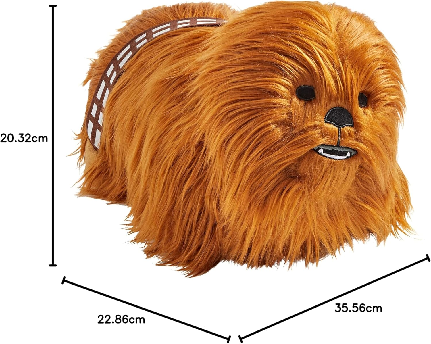 Pillow Pets Chewbacca, Disney Star Wars Stuffed Animal Plush Toy image number 1