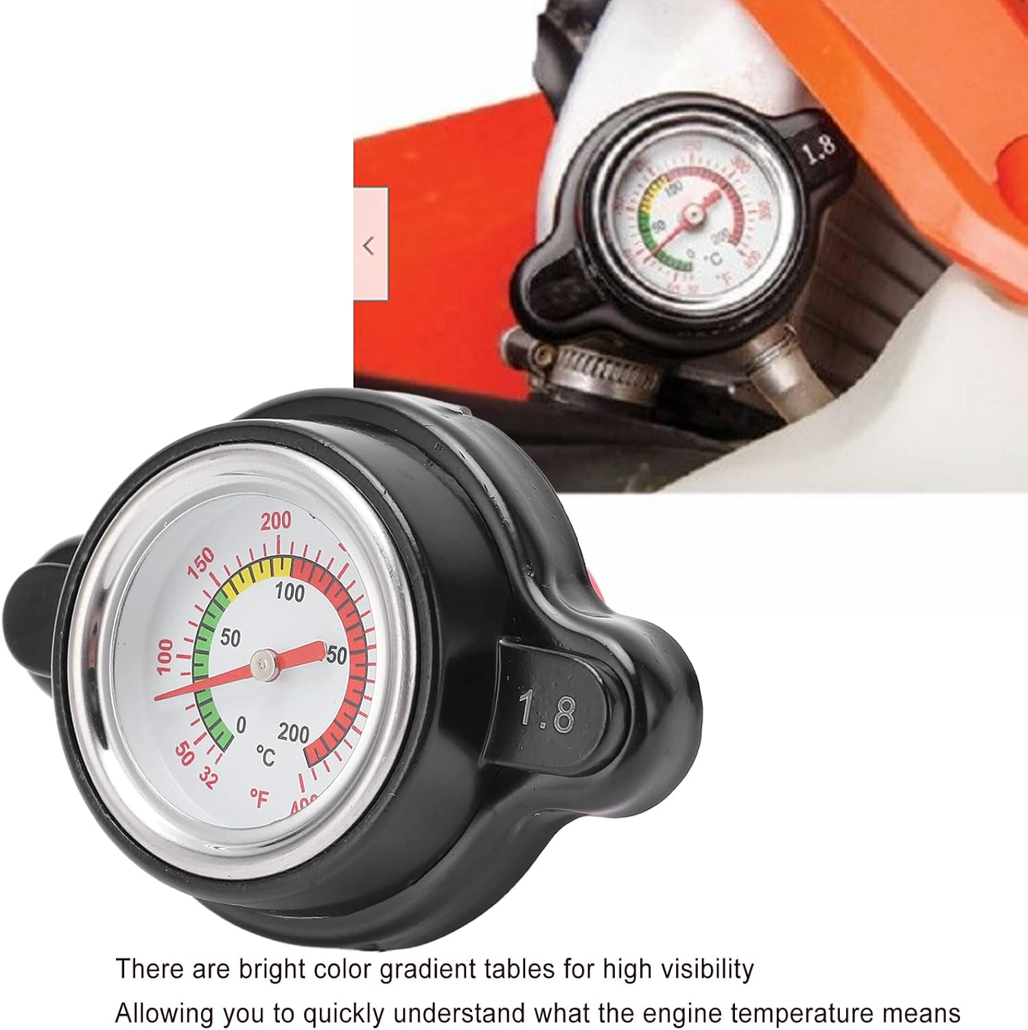 Fafeims ATV UTV Radiator Cap - Weather Resistant Solid Aluminum Construction for Off-Road Vehicles image number 2