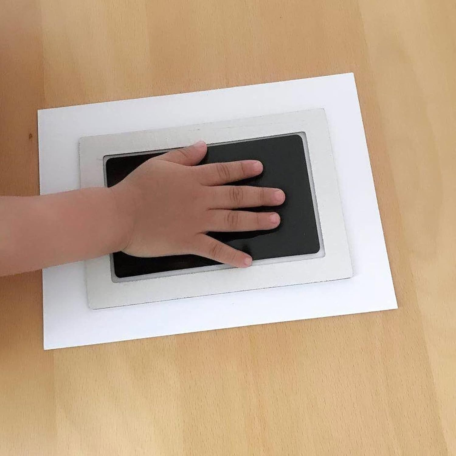 Baby INKL Footpri Handpri Kit Clean Ink Pads for 0-6 Months Old Infa Newborn Keepsake Pet Paw Pri Kit, Dark Green A image number 4