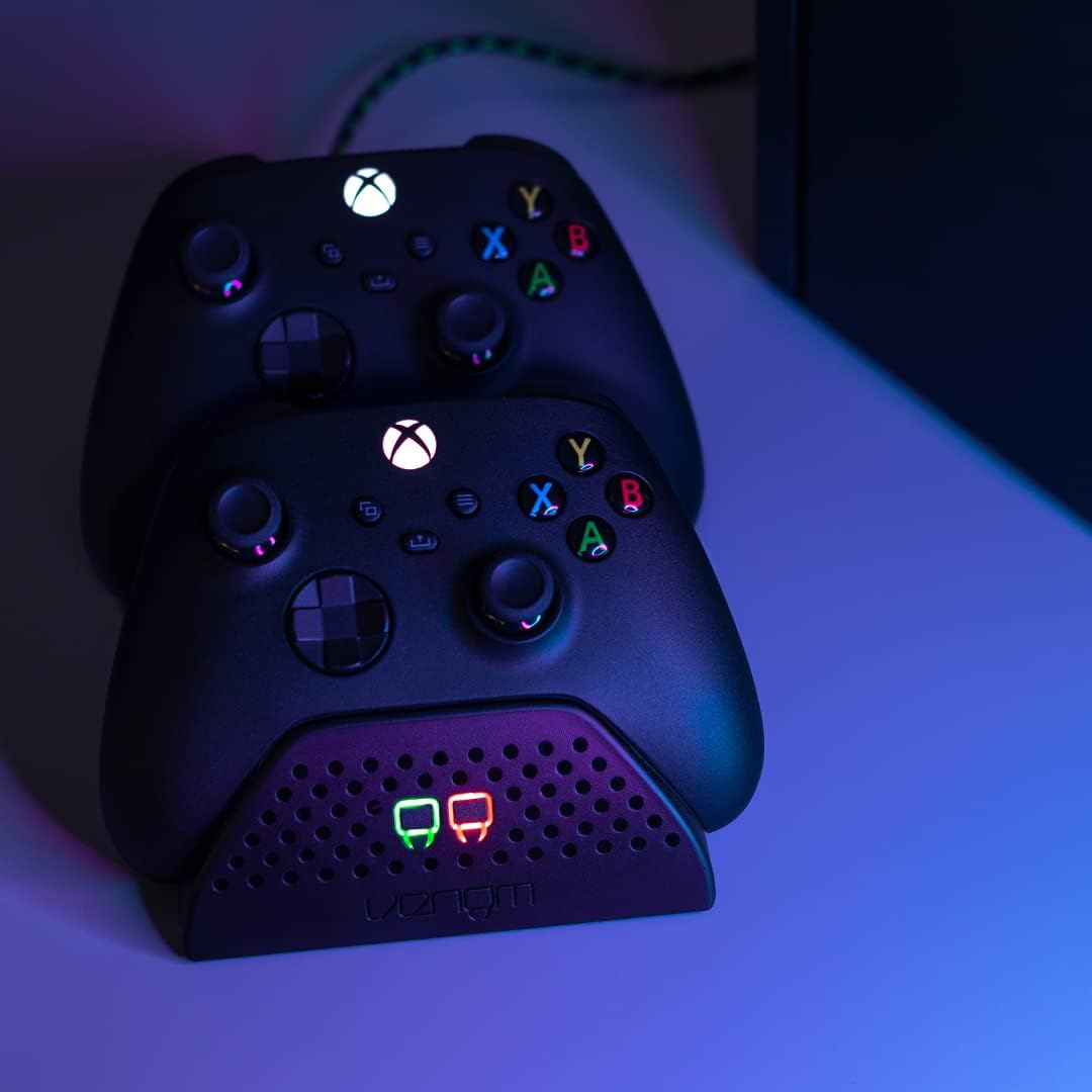 Venom Xbox Controller Rechargeable Battery Twin Pack - Black image number 1