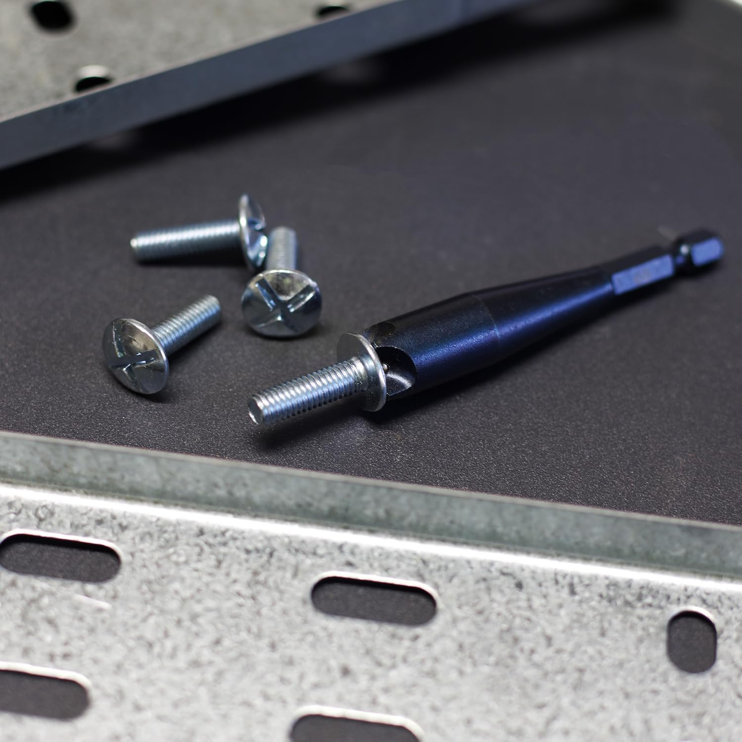 C.K Tools Roofing Bolt Driver Bit, Magnetic 4 Blade Design for Roofing Bolts, Impact Rated S2 Steel, 6.35Mm Hex Shank, Ideal for Roofing Tools and Impact Drivers, CK T4561 image number 1