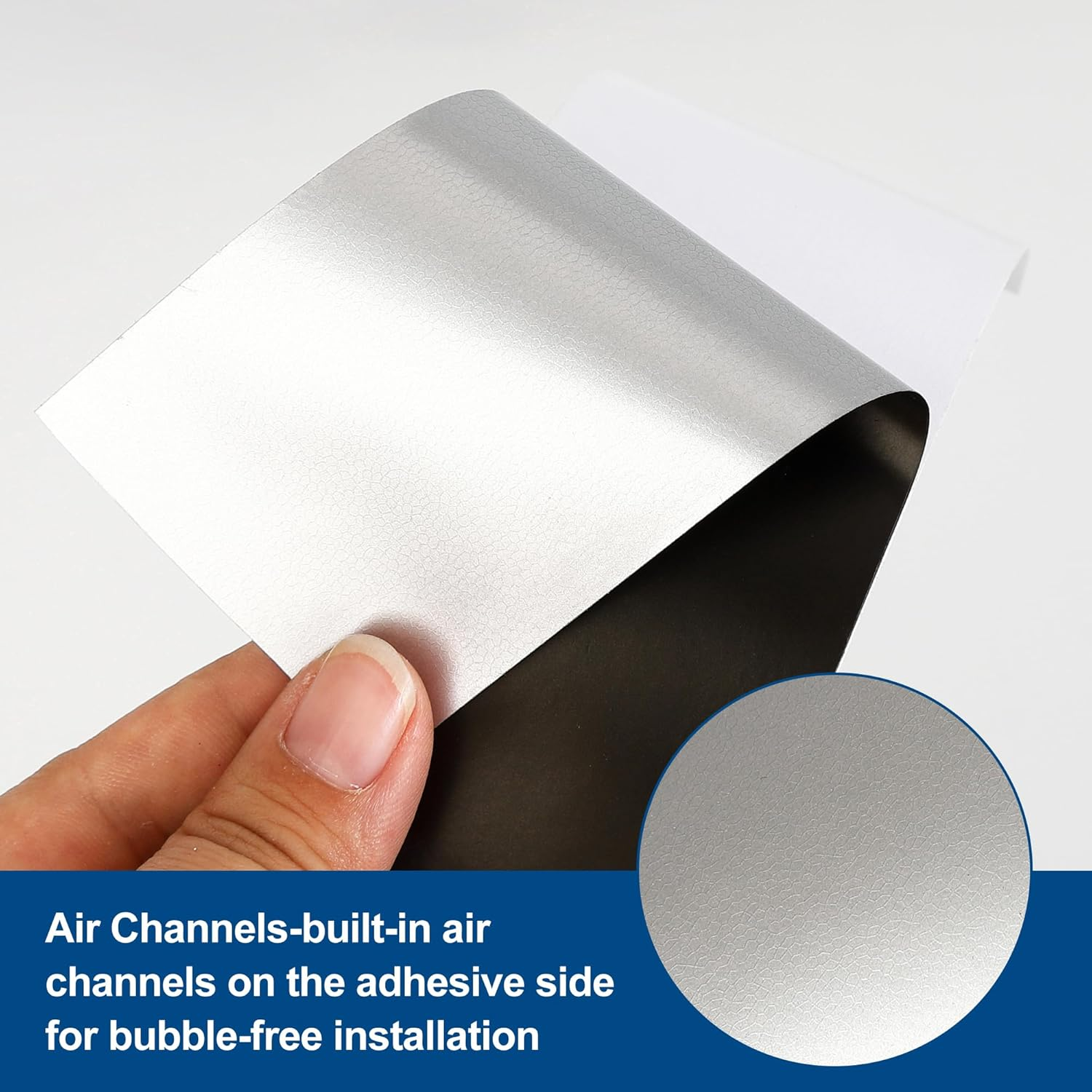 LZLRUN Free Tool Kit Satin Black Vinyl Wrap Kit for Black Out Chrome Delete Window Trim Door Trim (1Inches X 30Feet) image number 2