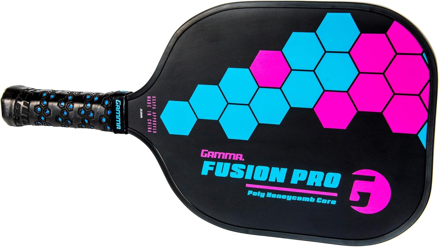 Gamma Poly Core Pickleball Paddle: Pickle Ball Paddles for Indoor & Outdoor Play - Textured Graphite or Composite Surface, Honeycomb Cushion Grip - USAPA Approved Racquet for Adults & Kids - Fusion Le image number 5