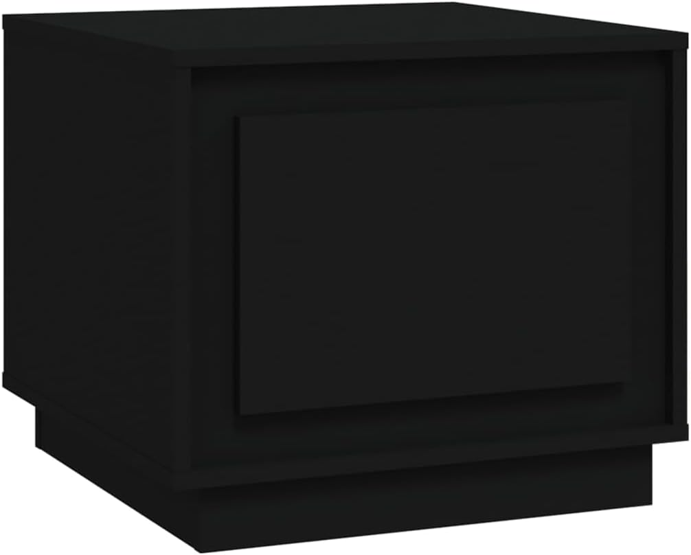 Vidaxl Modern Coffee Table in Concrete Grey - Engineered Wood Furniture with Storage - Rectangular Side Table