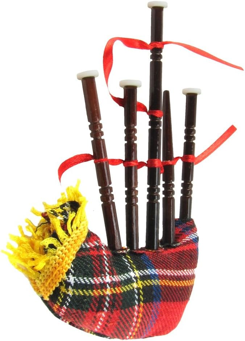Treasure Gurus Miniature Bag Pipe Musical Instrument Realistic Ornament