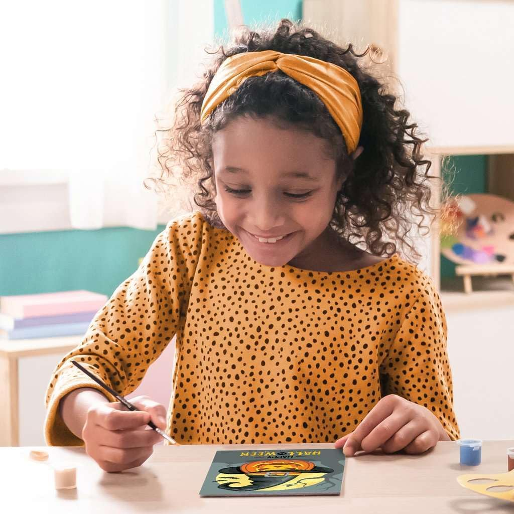 Ravensburger Malen Nach Zahlen 23601 - Happy Halloween - Kinder Ab 9 Jahren: Mit Leuchtender Neon-Orange Farbe! image number 2