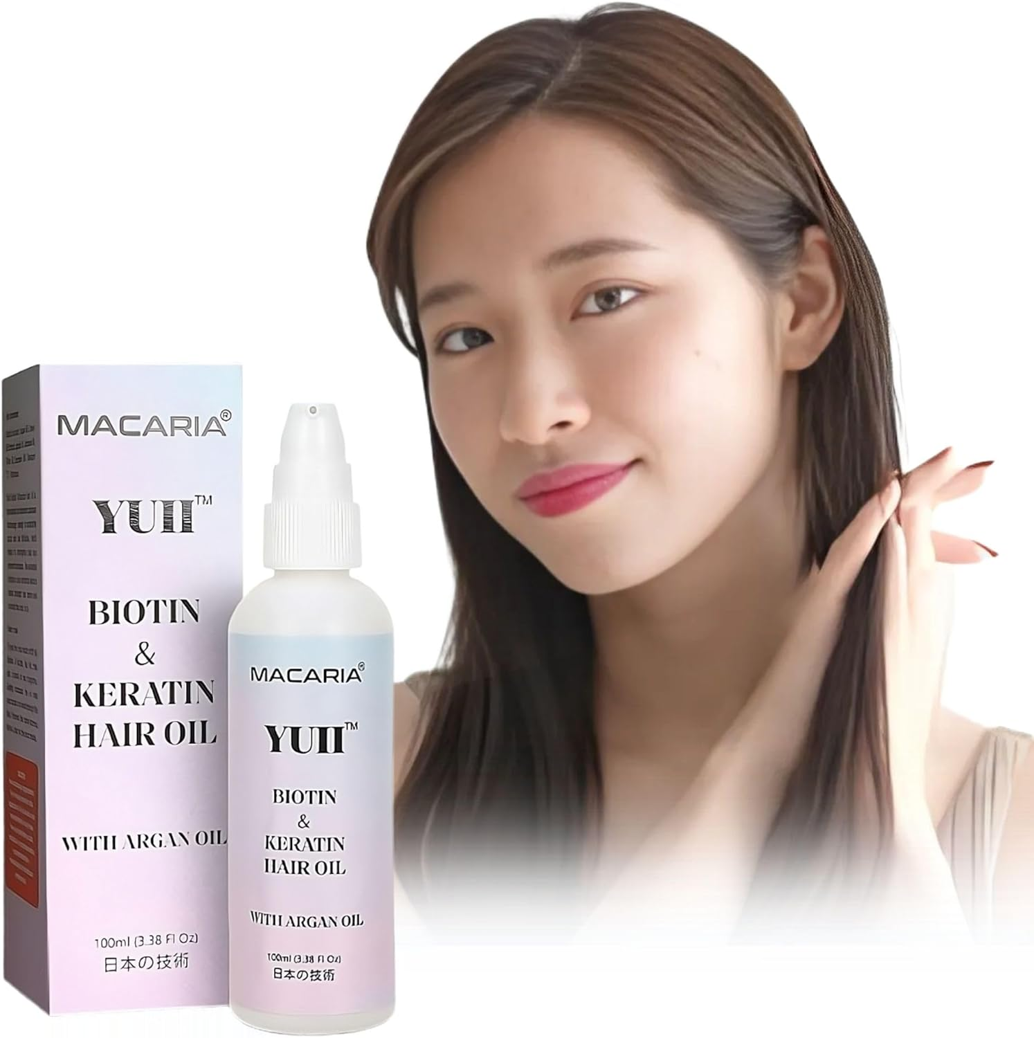 Yuii Biotin & Keratin Hair Oil with Argan Oil for Hair Growth by Japanese Technology image number 2