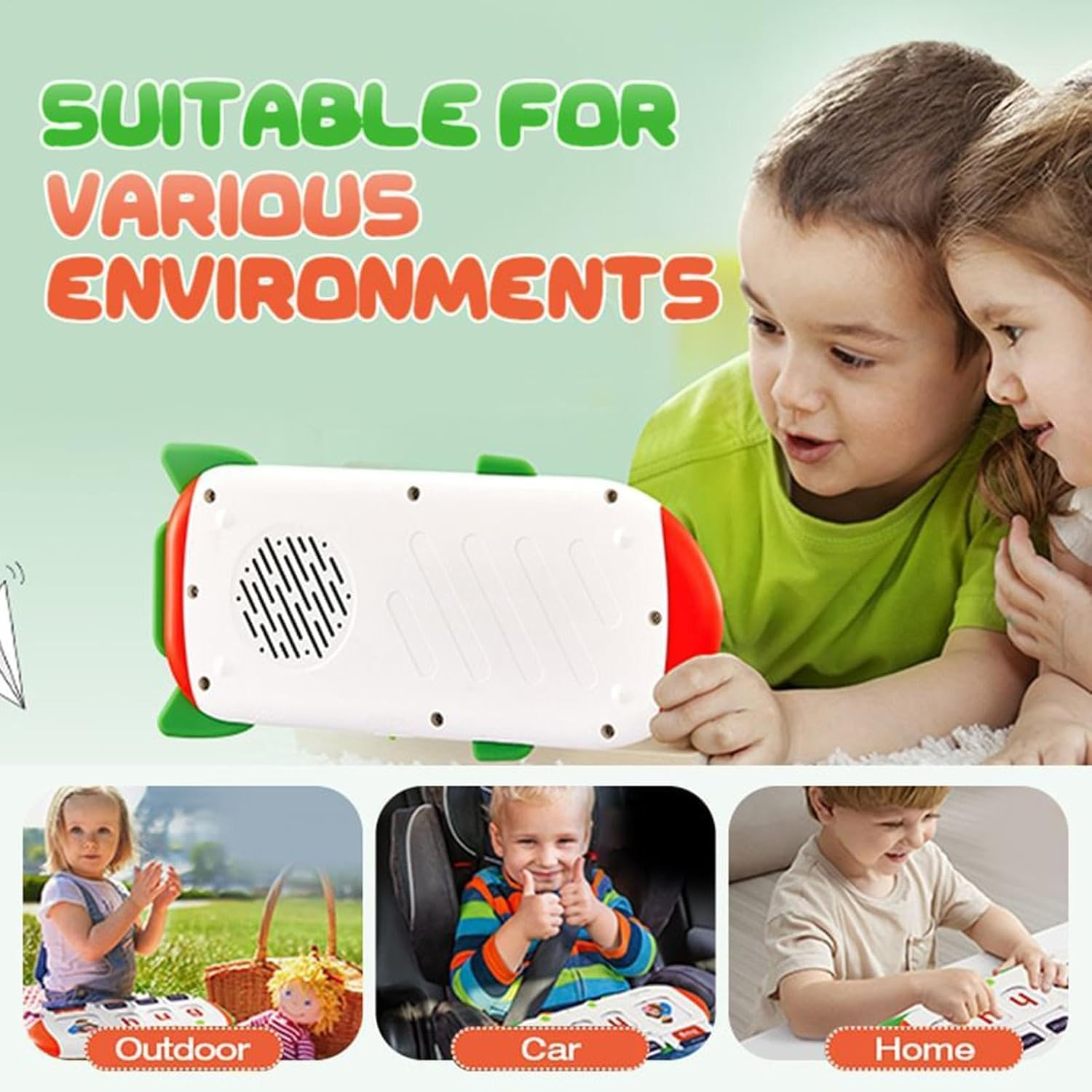 Alphabet Talking Flash Cards for Kids 3+ Years Old, Spelling Games, Teach Kids ABC Letters & Words image number 4