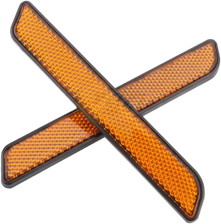 Generic Motorcycle Leg Reflectors Set, Yellow