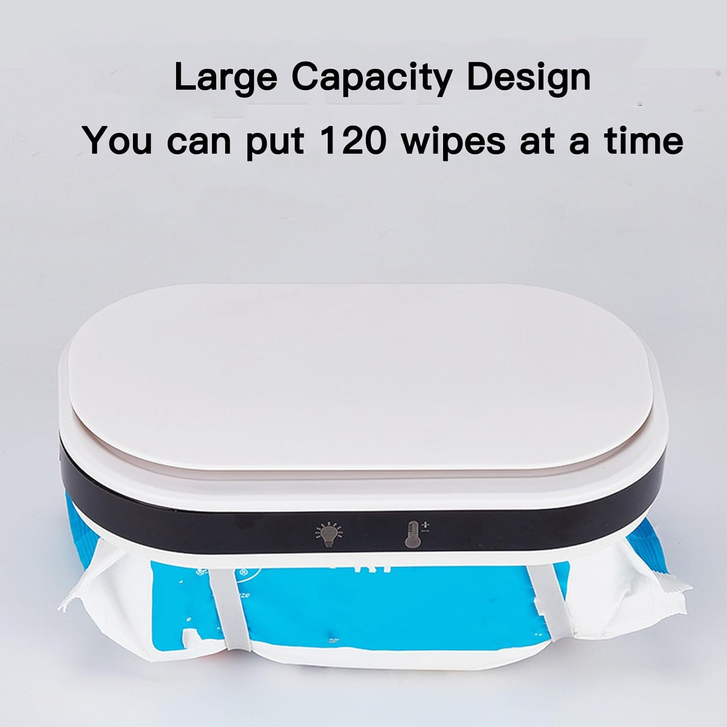 Baby Wipe Warmer with Night Light, Wipe Warmer and Baby Wet Wipes Dispenser, Portable Baby Wipe Warmer and Dispenser image number 1