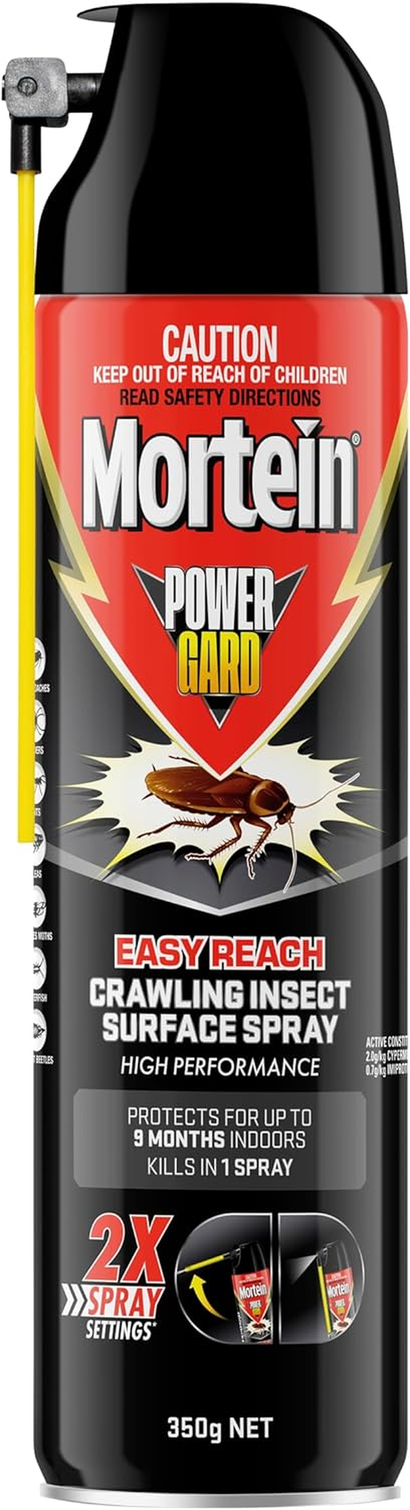 Mortein Powergard Easy Reach Surface Spray, 350 G image number 6