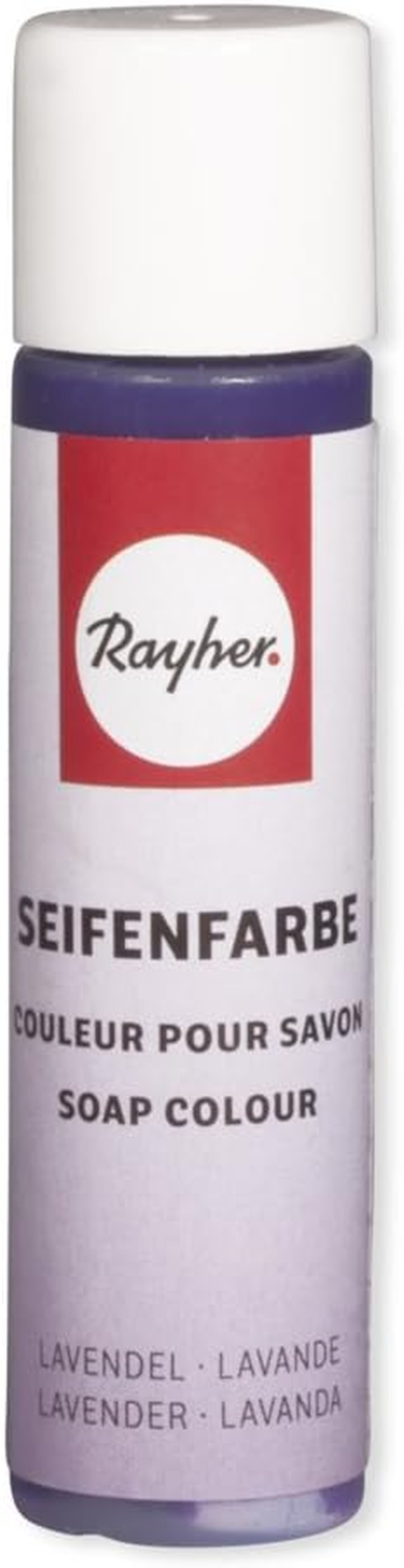 Rayher Liquid Soap Colouring, Colourant for Soap Making and Cosmetics, Red Soap Colour, 10Ml, Red, Vegan, 34246280