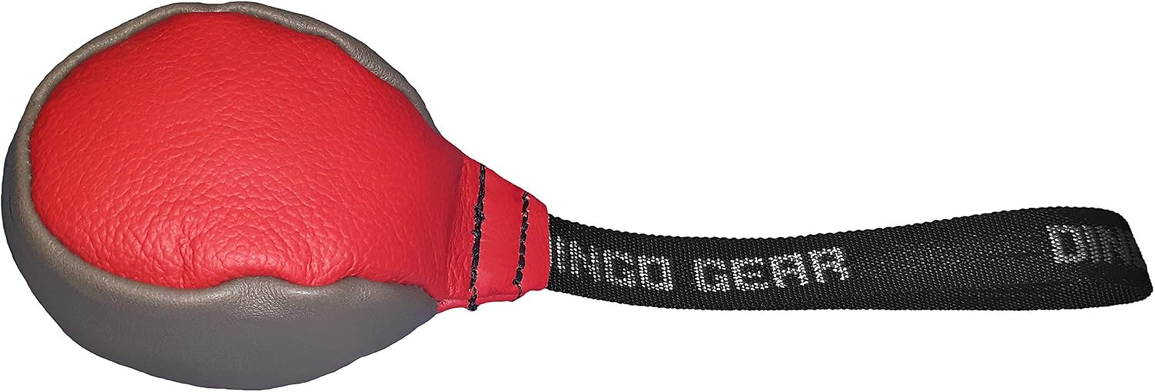 Dingo Gear Soft Genuine Leather Ball with a Handle for the Bite Training, &Oslash; 8 Cm Retrieve and Reward Dog Toy S02784, Random