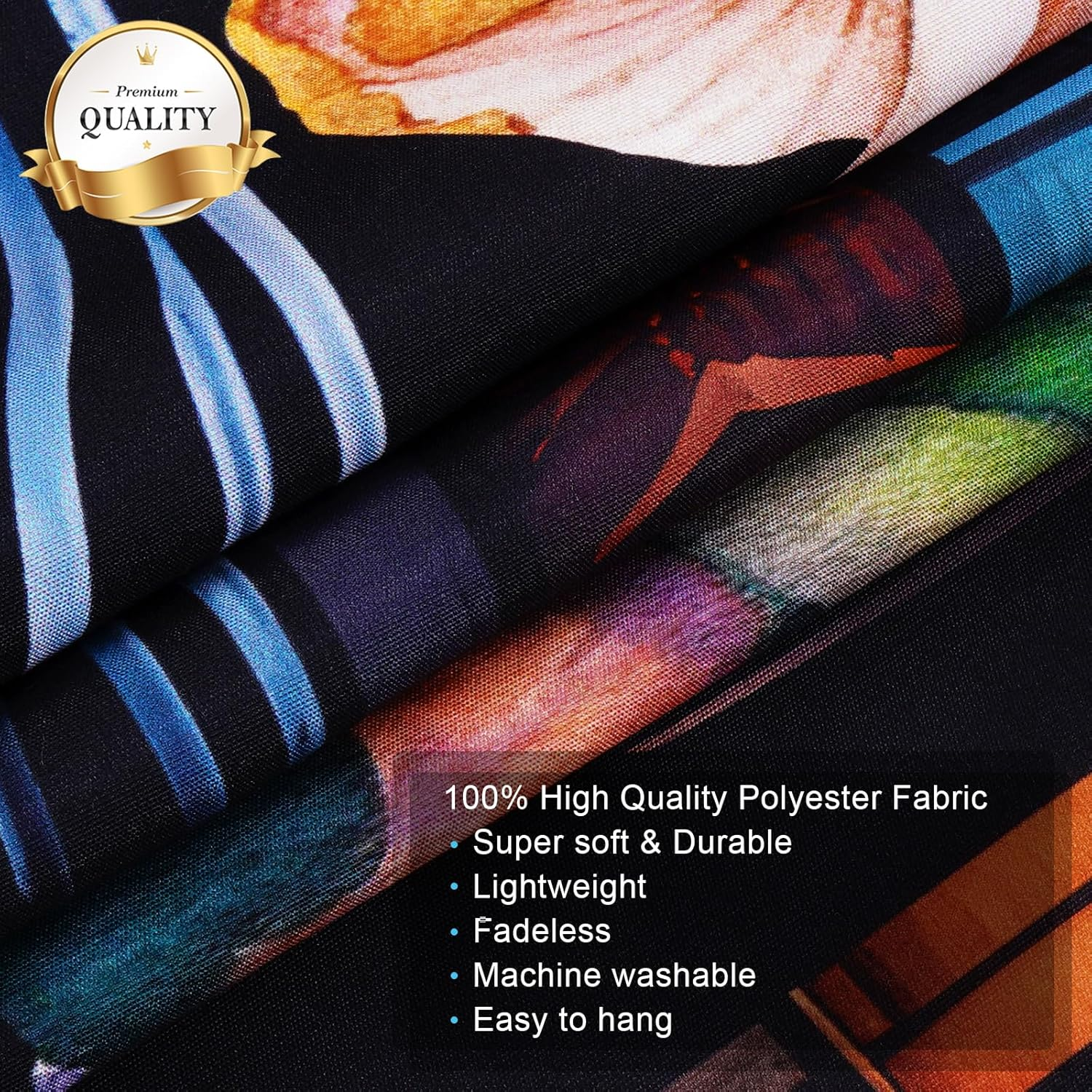 Uspring Magical Book Tapestry Goth Skull Vintage Botanical Black Cat Wall Tapestry Hanging for Bedroom Home Decor (59.1 X 59.1 Inches) image number 6