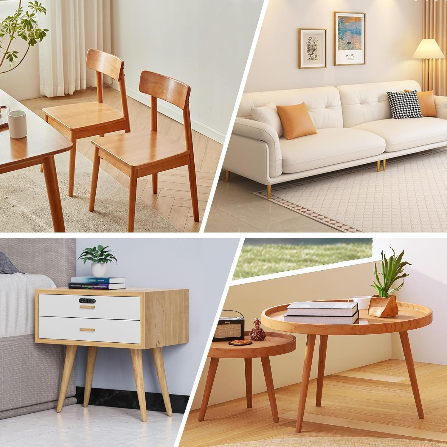 8Mm X 1.25 M8 Leveling Feet Adjustable Furniture Leg Leveler Replacement Outdoor Patio Stainless Steel Screw-In Leveling Feet Glides (16PCS) image number 4