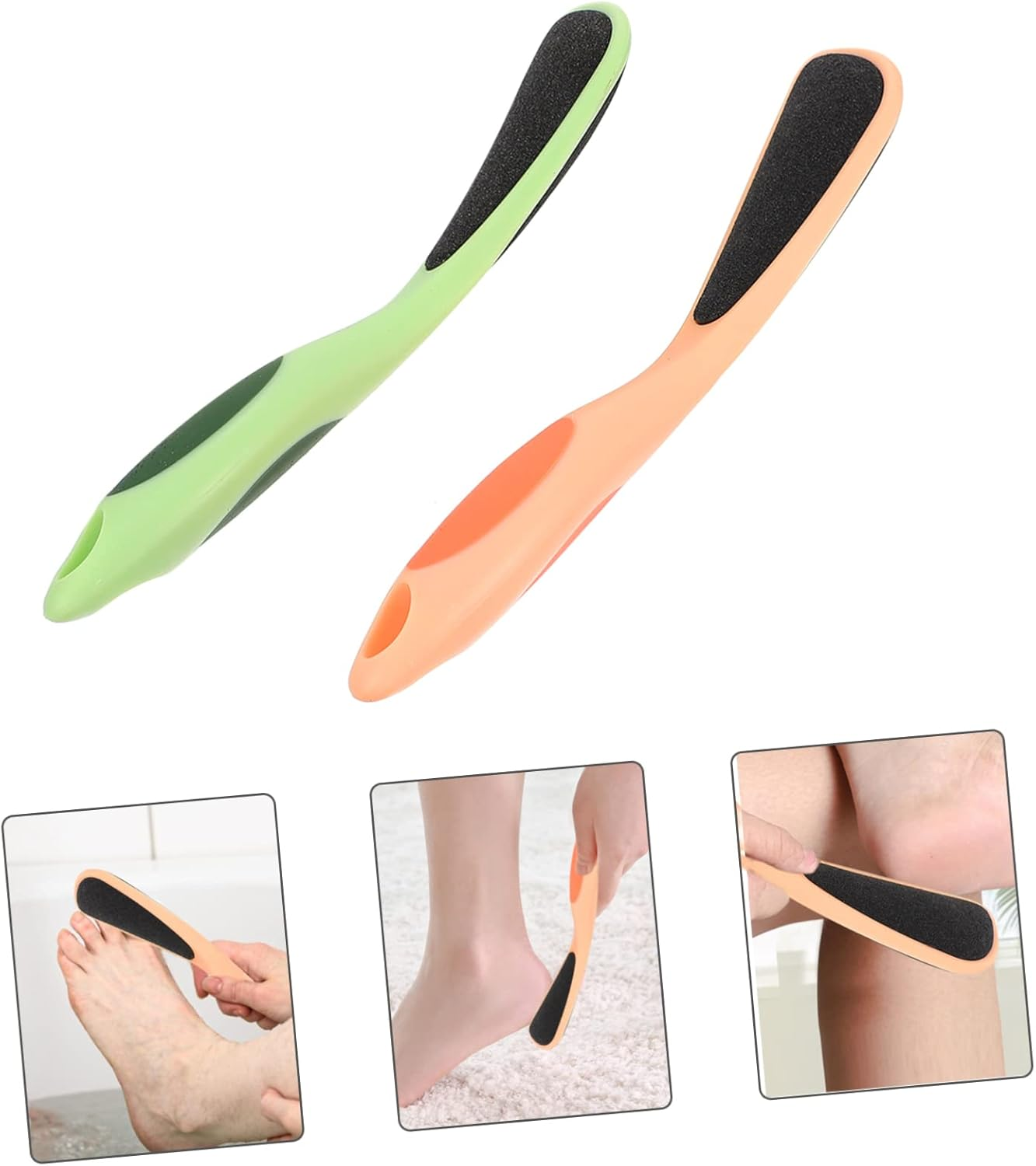 SAFIGLE 2Pcs Professional Pedicure Foot Care Tools for Heels Skin Athlete Foot Treatment Nail Dead Skin Remover Pumice Grinder image number 5