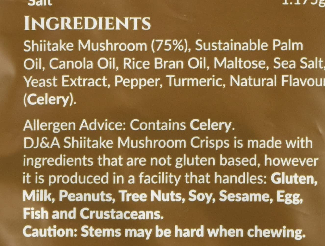 DJ&A Shiitake Mushroom Crisps 150 G image number 1