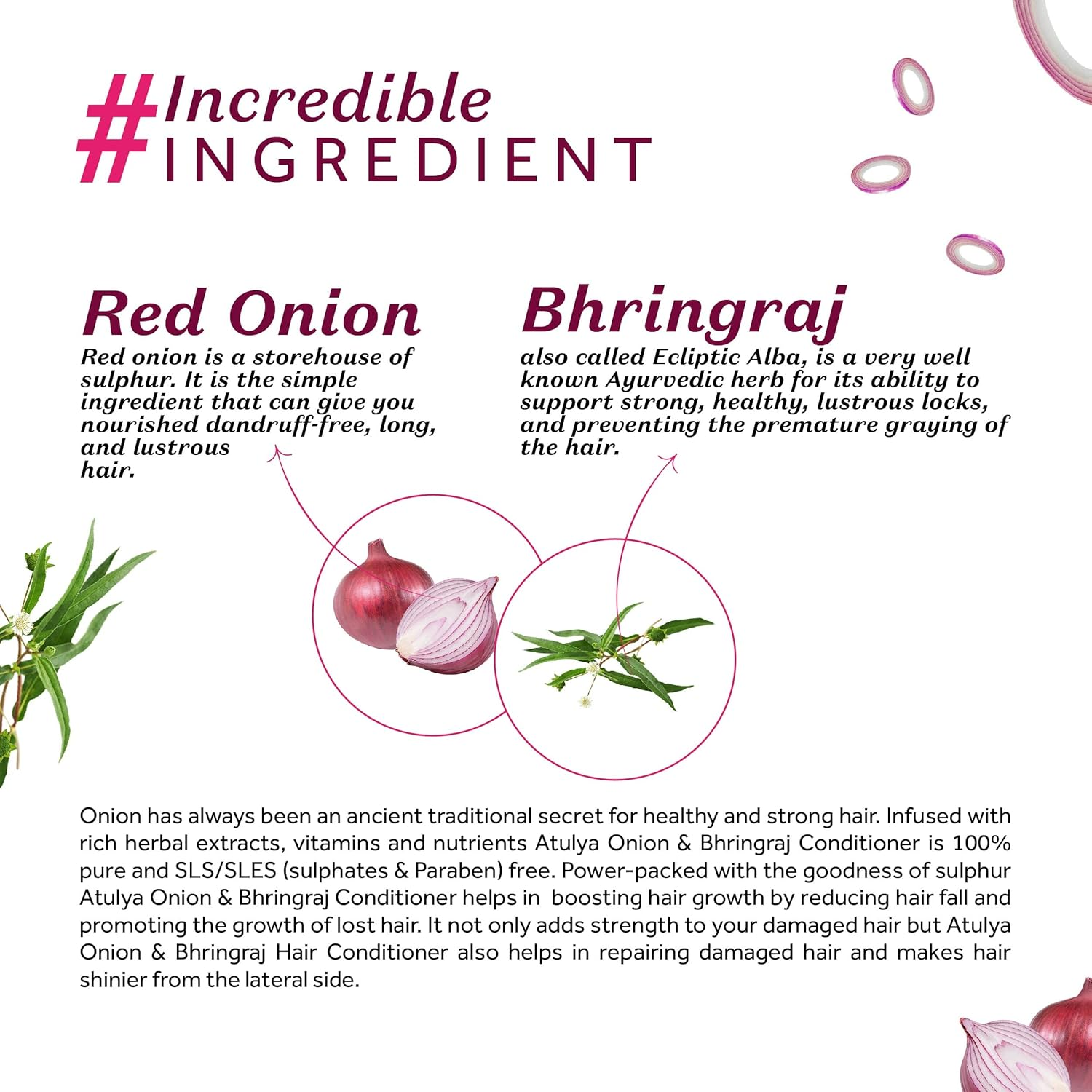 Atulya Onion and Bhringraj Hair Mask Enriched with Almond Oil, 200 Gm image number 5