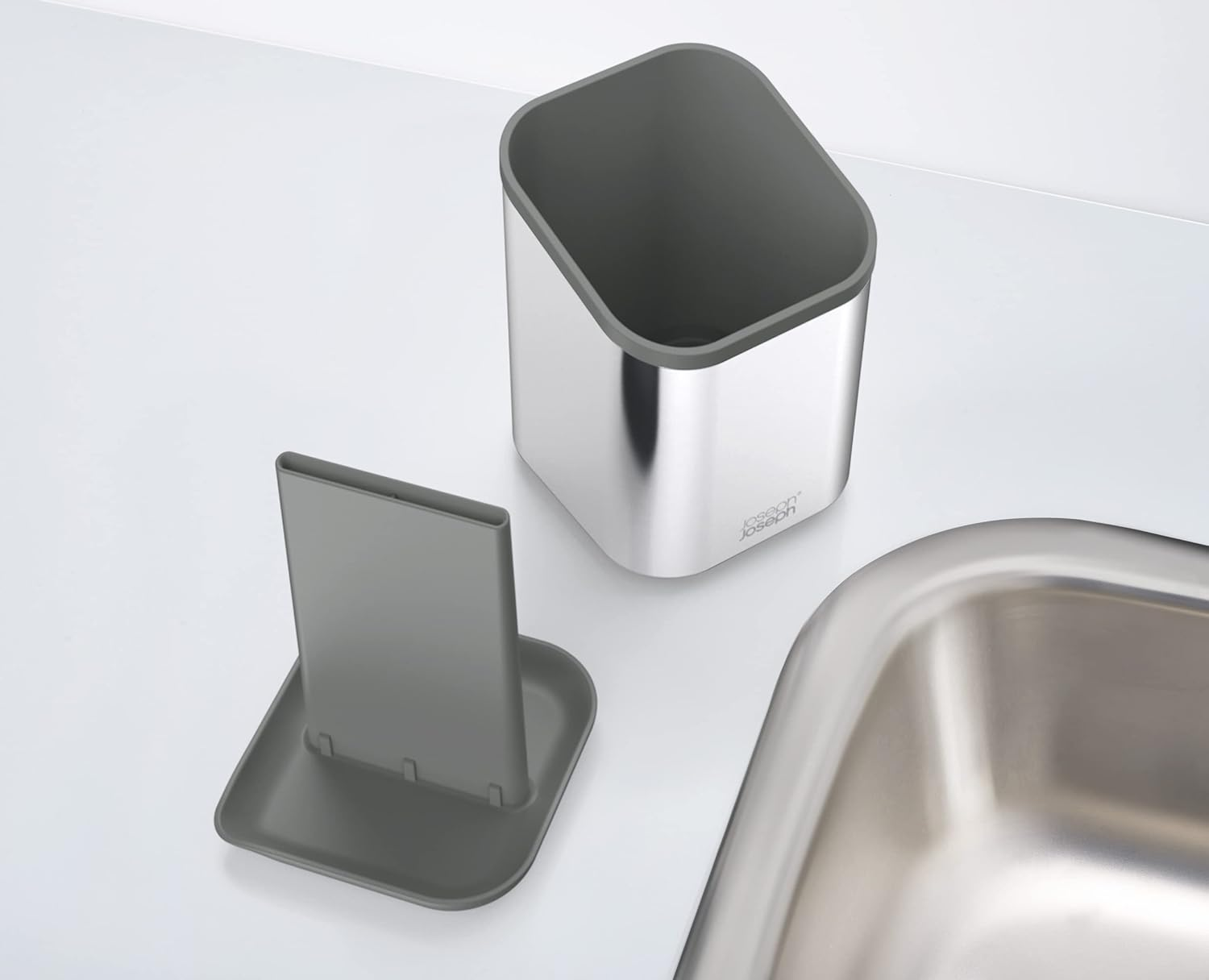 Joseph Joseph Duo Stainless-Steel Cutlery Drainer image number 2