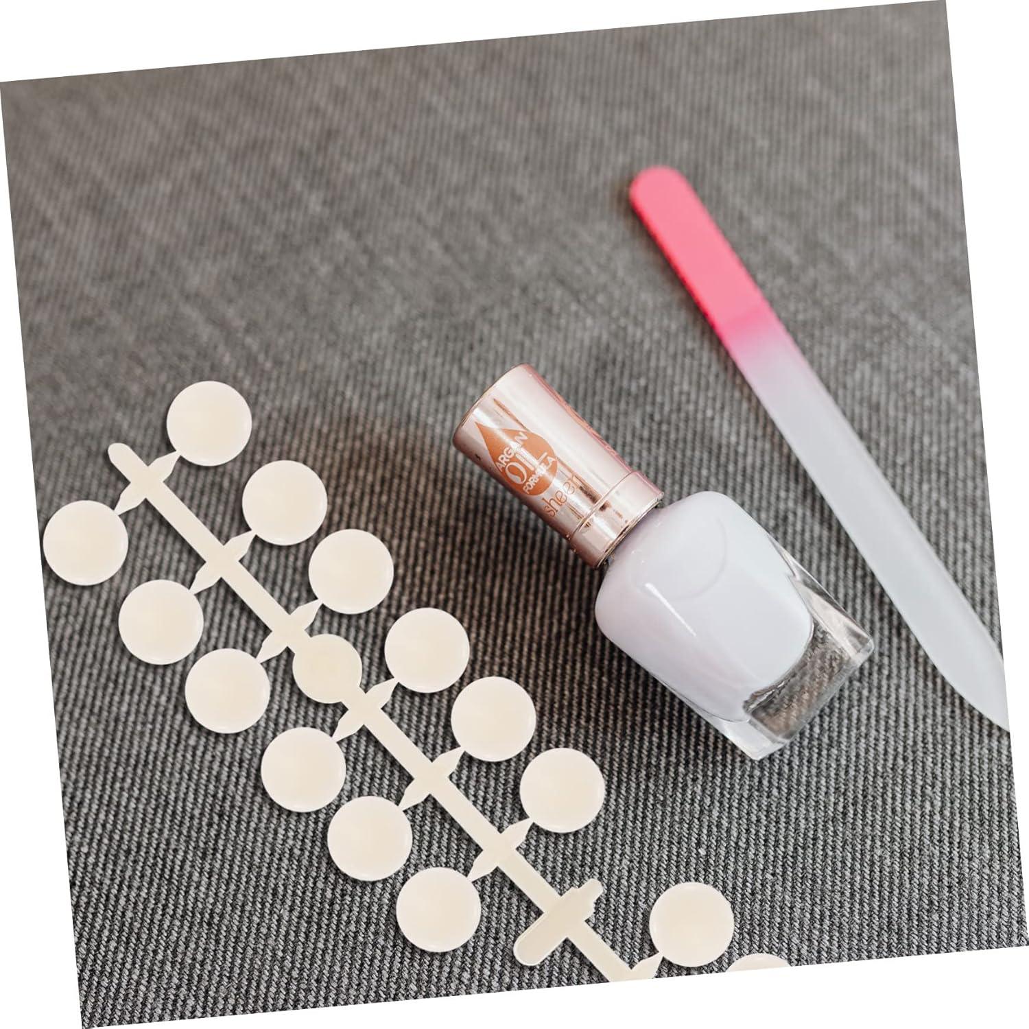 DEARMAMY 4Sets round Model Nail Polish Display Tips Nail Art Display Board Tip Art Tools image number 1