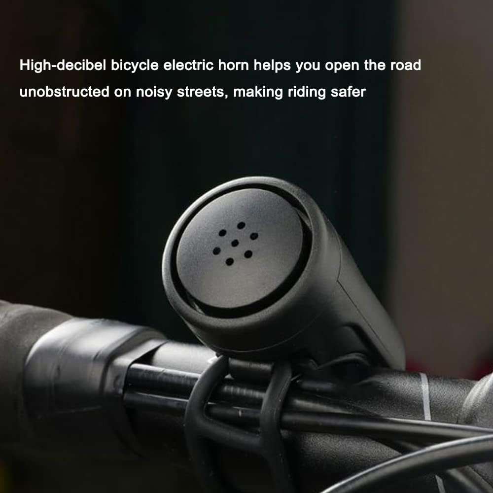 Bike Bell 120Db Loud Electric Bike Horn Rechargeable Bicycle Anti-Theft Alarm Waterproof with 4 Sound Modes for Mountain Bike Road Bike image number 5
