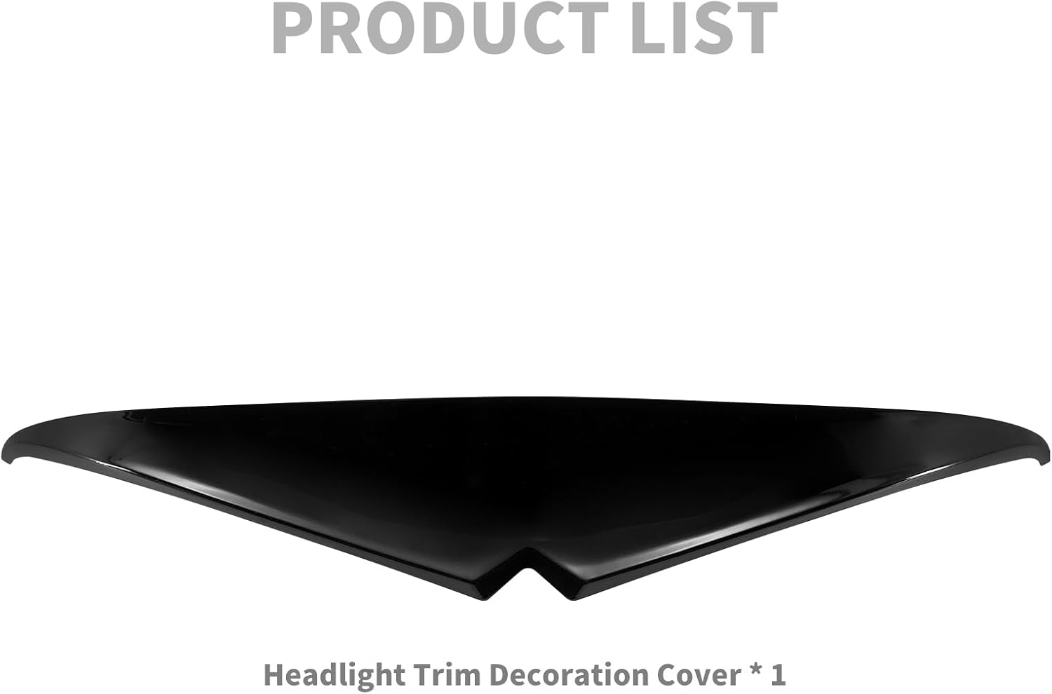 Motorcycle Headlight Eyebrows Sticker Headlamp Eyebrow Eyelids Upper Tip Trim Decoration Cover Visor Fit for Harley Road Glide 2015-2023 image number 5