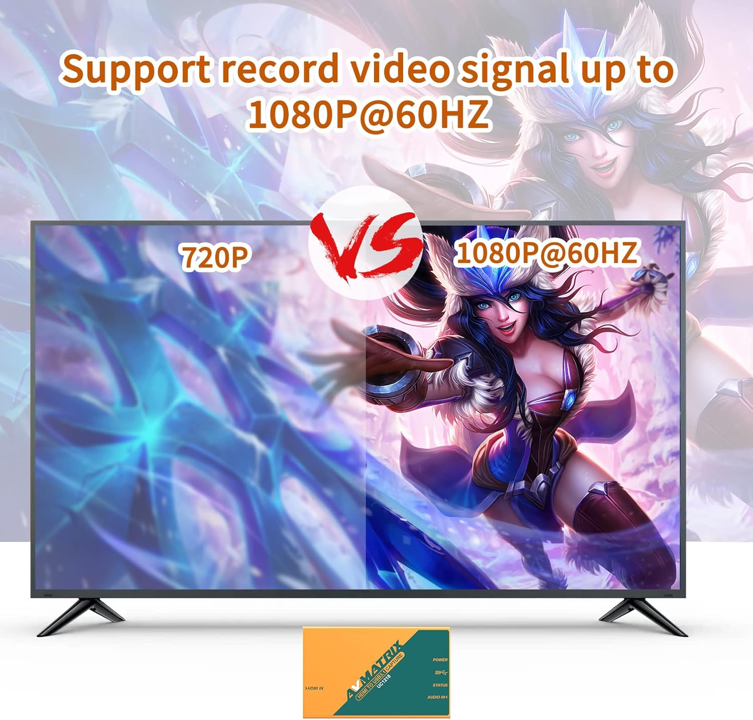 Avmatrix UC1218 Game SDI/HDMI to USB3.1 Gen1 (USB3.0) Capture Cam Link Card 1080P 60Fps Live Streaming (UC1218) image number 4