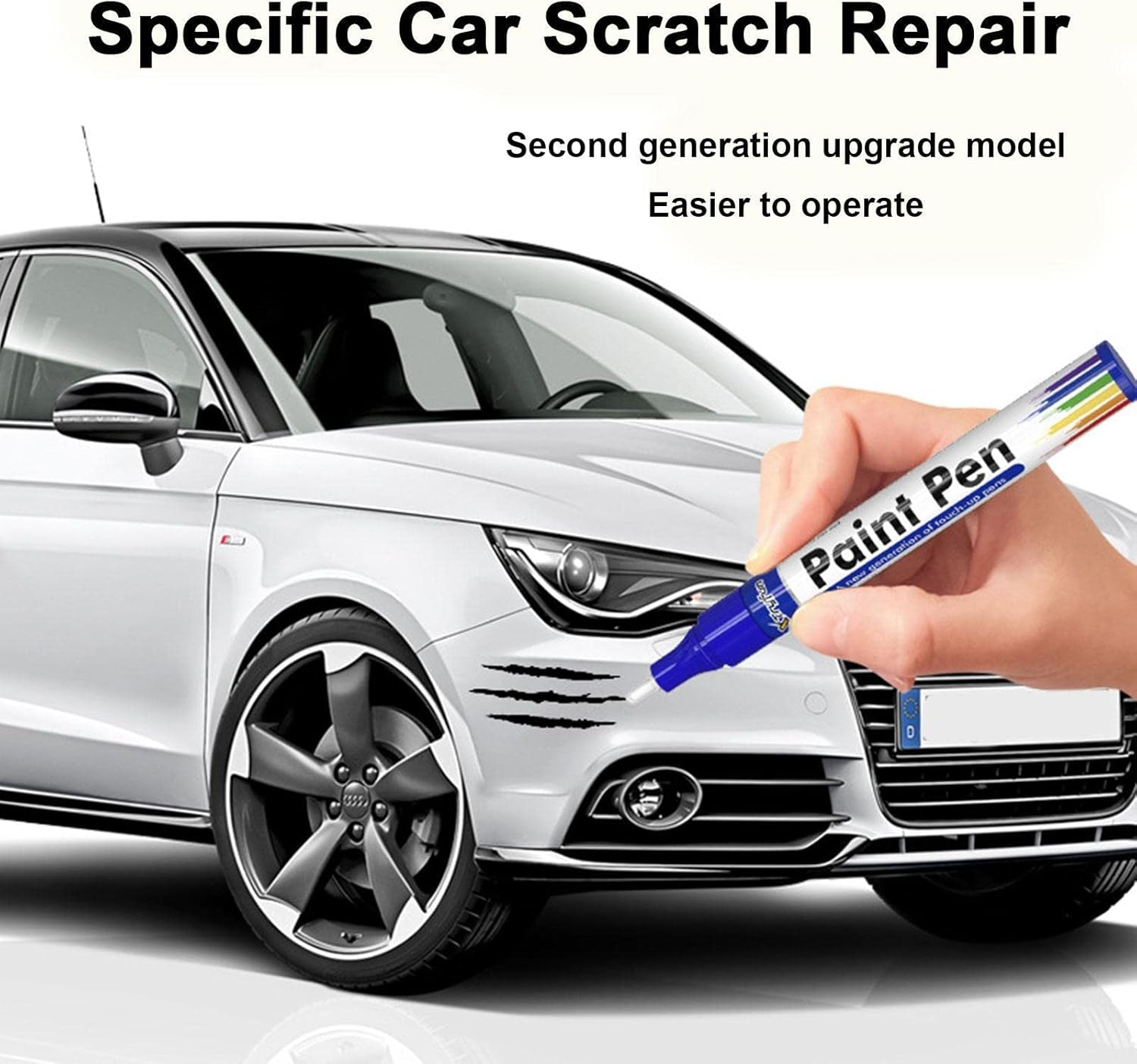 Fill Paint, Paint for Paint Scratch Repair, Car Scratch Repair Paint, Multi-Color Optional for Various Automotive Paint Kot-Au image number 5